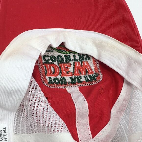 Mountain Dew “You’re in Dew Country” cotton blend and mesh red baseball cap - Picture 13 of 16